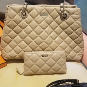 Kate Spade QUILTED BAG and WALLET